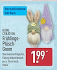 Frühlings-Plüsch-Gnom von HOME CREATION im aktuellen ALDI Nord Prospekt