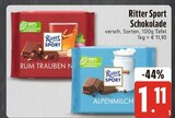 Schokolade von Ritter Sport im aktuellen E center Prospekt für 1,11 €