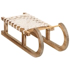 Luge en bois L.40cm dans le catalogue Maxi Bazar