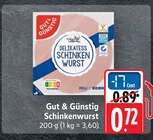 EDEKA - Schinkenwurst Angebot im Prospekt Schinkenwurst bei EDEKA im Prospekt "" für 0,72 €