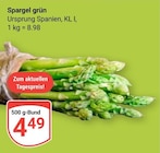 Aktuelles Spargel grün Angebot bei GLOBUS in Oberhausen ab 4,49 €