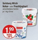 Natur- oder Fruchtjoghurt von Salzburg Milch im aktuellen V-Markt Prospekt für 1,99 €