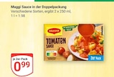 GLOBUS - Sauce in der Doppelpackung Angebot im Prospekt Sauce in der Doppelpackung bei GLOBUS im Prospekt "" für 0,99 €