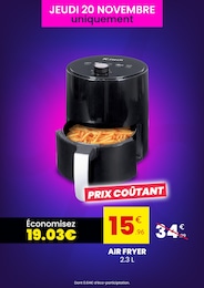 Prix et réduction Friteuse Électrique dans le prospectus Stokomani en cours Offre Friteuse Électrique dans le catalogue Stokomani du moment à la page 3