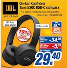 On-Ear Kopfhörer Tune 520C USB-C schwarz von JBL im aktuellen expert Prospekt