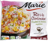 Plat cuisiné surgelé riz à la cantonaise - MARIE - Monoprix à Pessac Plat cuisiné surgelé riz à la cantonaise - MARIE en promo chez Monoprix Pessac à 4,94 €