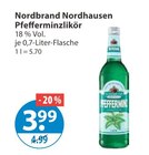 Pfefferminzlikör von Nordbrand Nordhausen im aktuellen V-Markt Prospekt für 3,99 €