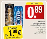 Energy-Drink Angebote von Booster bei WEZ Minden für 0,89 €