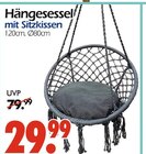 Aktuelles Hängesessel mit Sitzkissen Angebot bei Wreesmann in Dresden ab 29,99 €