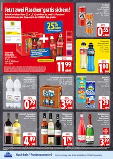 Coca Cola im aktuellen EDEKA Frischemarkt Prospekt (Rostock) Coca Cola im EDEKA Frischemarkt Prospekt "Top Angebote" mit 29 Seiten (Rostock)