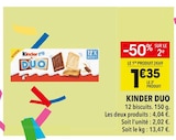 KINDER DUO - Kinder à 1,35 € dans le catalogue Supeco