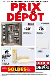 Prospectus Brico Dépôt à Allonne, "PRIX DÉPÔT", 1 page, 09/01/2026 - 22/01/2026