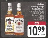 Honey Angebote von Jim Beam bei EDEKA Gera für 10,99 €