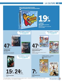 Offre Console PS5 dans le catalogue E.Leclerc du moment à la page 43
