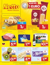 Aktueller Netto Marken-Discount Prospekt mit Fleisch, "Aktuelle Angebote", Seite 1