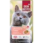Katzenleckerli Leberwurstcreme (8x10 g) Angebote von Dein Bestes bei dm-drogerie markt Zwickau für 1,55 €