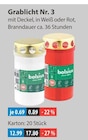 Grablicht Nr. 3 Weiß im Angebot bei V-Markt in Augsburg Grablicht Nr. 3 Weiß Angebote von bolsius bei V-Markt Augsburg für 0,69 €