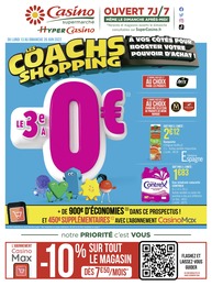Casino Supermarchés Catalogue "Les coachs shopping", 60 pages, Gennevilliers, 13/06/2022 - 26/06/2022 Casino Supermarchés Catalogue "Les coachs shopping", 60 pages, Gennevilliers, 13/06/2022 - 26/06/2022