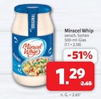 Markant Nordwest Butjadingen - Miracel Whip Angebot im Prospekt Miracel Whip bei Markant Nordwest im Butjadingen Prospekt für 1,29 €