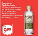 Finnischer Vodka im Angebot bei GLOBUS in Halle Finnischer Vodka Angebote von Koskenkorva bei GLOBUS Halle für 9,99 €