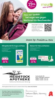 mea - meine apotheke Prospekt Unsere März-Angebote mit 4 Seiten