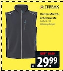 Terrax Workwear Herren-Stretch-Arbeitsweste Angebote bei famila Nordost Neumünster für 29,99 €