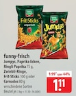 funny-frisch Jumpys, Paprika Ecken, Ringli Paprika, Zwiebli-Ringe, Frit-Sticks oder Cornados Angebote bei famila Nordost Elmshorn für 1,11 €