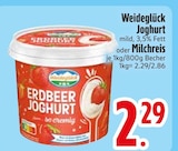Joghurt im Angebot bei EDEKA in Dachau Joghurt Angebote von Weideglück bei EDEKA Dachau für 2,29 €