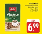 Aktuelles Melitta Kaffee Angebot bei EDEKA in Würzburg ab 6,99 €