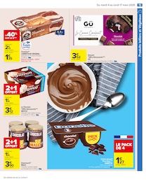 Offre Nestlé Dessert dans le catalogue Carrefour du moment à la page 15