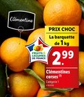 Promo Clémentines corses à 2,99 € dans le catalogue Lidl à Ganges