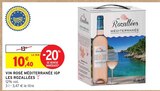 Vin rosé Méditerranée IGP - Les Rozallées - Intermarché à Les Ponts-de-Cé Vin rosé Méditerranée IGP - Les Rozallées en promo chez Intermarché Les Ponts-de-Cé à 10,40 €