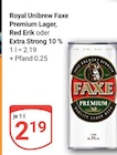 Faxe Premium Lager im Angebot bei GLOBUS in Hofheim Faxe Premium Lager Angebote von Royal Unibrew bei GLOBUS Hofheim für 2,19 €