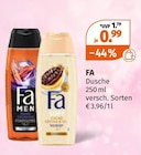 Dusche von FA für 0,99 € bei Müller im Angebot Dusche von FA im aktuellen Müller Prospekt