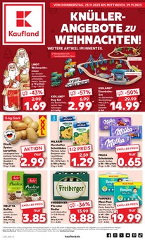 Kaufland Prospekt der Woche "Aktuelle Angebote" Seite 1, 23.11.2023 bis 29.11.2023 für Freiberg Aktueller Kaufland Prospekt "Aktuelle Angebote" Seite 1 von 59 Seiten für Freiberg