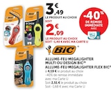 Allume-Feu Megalighter Multi ou Design - BIC en promo chez Super U Rochefort à 2,09 €