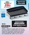 Plancha gaz - ENO - Blanc Brun à Lorient Plancha gaz - ENO en promo chez Blanc Brun Lorient à 379,90 €