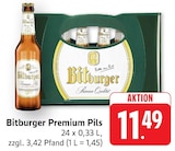 Premium Pils im Angebot bei E center in Bad Kreuznach Premium Pils Angebote von Bitburger bei E center Bad Kreuznach für 11,49 €