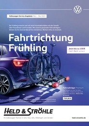 Volkswagen Prospekt für Senden: Fahrtrichtung Frühling, 1 Seite, 01.03.2023 - 31.05.2023