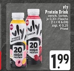 Protein Drink Pfirsich Maracuja Angebote von vly bei EDEKA Düsseldorf für 1,99 €