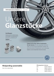 Volkswagen Prospekt für Stelle, Kr Harburg mit 1 Seite Volkswagen Prospekt für Stelle, Kr Harburg: Unsere Glanzstücke, 1 Seite, 01.03.2022 - 31.05.2022