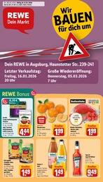 REWE Prospekt für Augsburg: "Dein Markt", 34 Seiten, 12.01.2026 - 17.01.2026