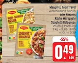 Aktuelle Nudeln Angebote bei E center in Dresden Aktuelles Fix, Food Travel verschiedene Sorten oder Herzens Küche Würzpaste Spaghetti Bolognese Angebot bei E center in Dresden ab 0,49 €