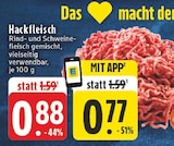 EDEKA - Hackfleisch Angebot im Prospekt Hackfleisch bei EDEKA im Prospekt "" für 0,77 €
