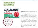 Dolormin Extra bei LINDA Premiumapotheke im Königsbach-Stein Prospekt für 9,79 €