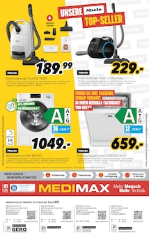 Waschmaschine im aktuellen MEDIMAX Prospekt (Dinslaken) Waschmaschine im MEDIMAX Prospekt "RAUSVERKAUF WEGEN INVENTUR" mit 8 Seiten (Dinslaken)