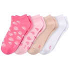 Ernstings family Nümbrecht - 4 Paar Mädchen Sneaker-Socken im Set Angebot im Prospekt 4 Paar Mädchen Sneaker-Socken im Set bei Ernstings family im Nümbrecht Prospekt für 6,00 €