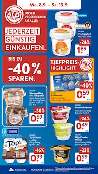 Schokolade Angebot im ALDI SÜD Prospekt, gültig von 08.09.2025 bis 13.09.2025 Schokolade Angebot im aktuellen ALDI SÜD Prospekt auf Seite 8