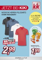 KiK Prospekt für Burgstädt mit 1 Seite KiK Prospekt für Burgstädt: "JETZT BEI KIK!", 1 Seite, 26.07.2021 - 31.07.2021