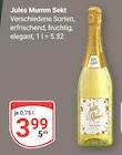 Jules Mumm Sekt im Angebot bei GLOBUS in Erfurt Jules Mumm Sekt Angebote bei GLOBUS Erfurt für 3,99 €